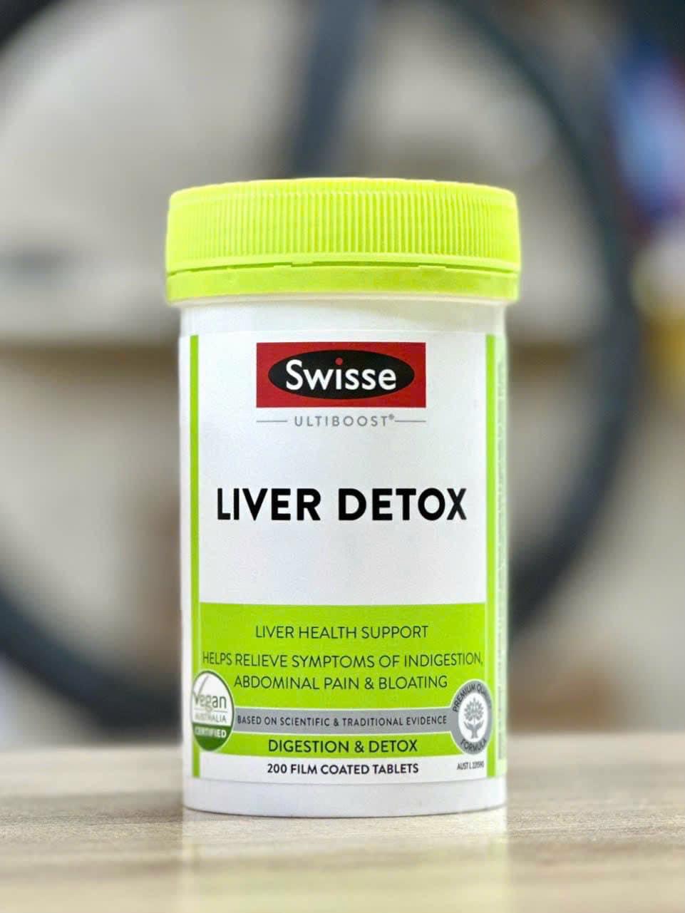 Swisse Liver Detox - Viên uống hỗ trợ giải độc gan (120 viên)